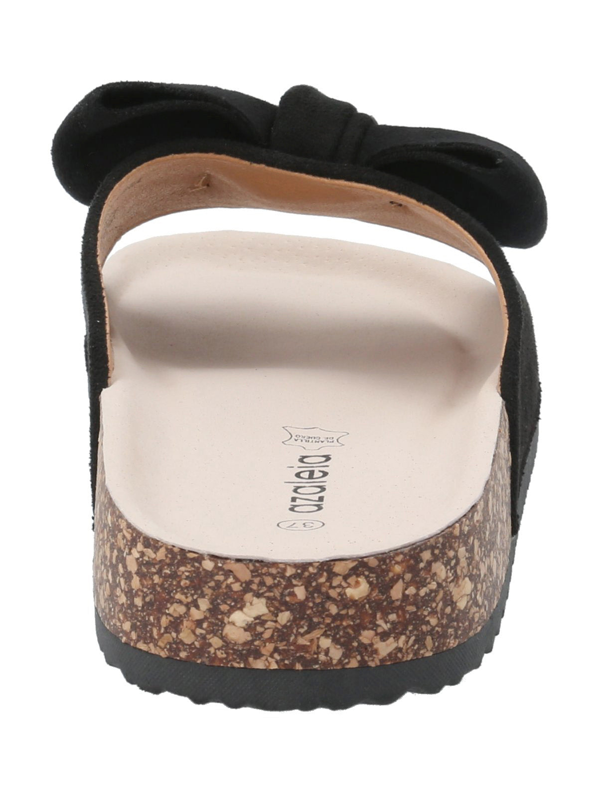 Sandalia Mujer Ermine Negro Azaleia
