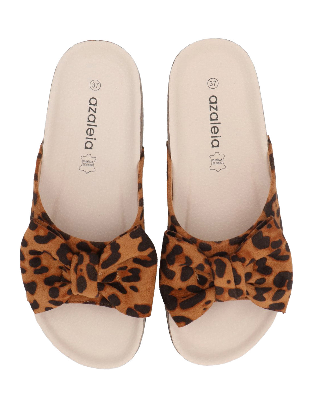 Sandalia Mujer Ermine Leopardo Azaleia