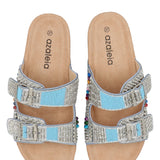 Sandalia Mujer Arabela Denim Azaleia