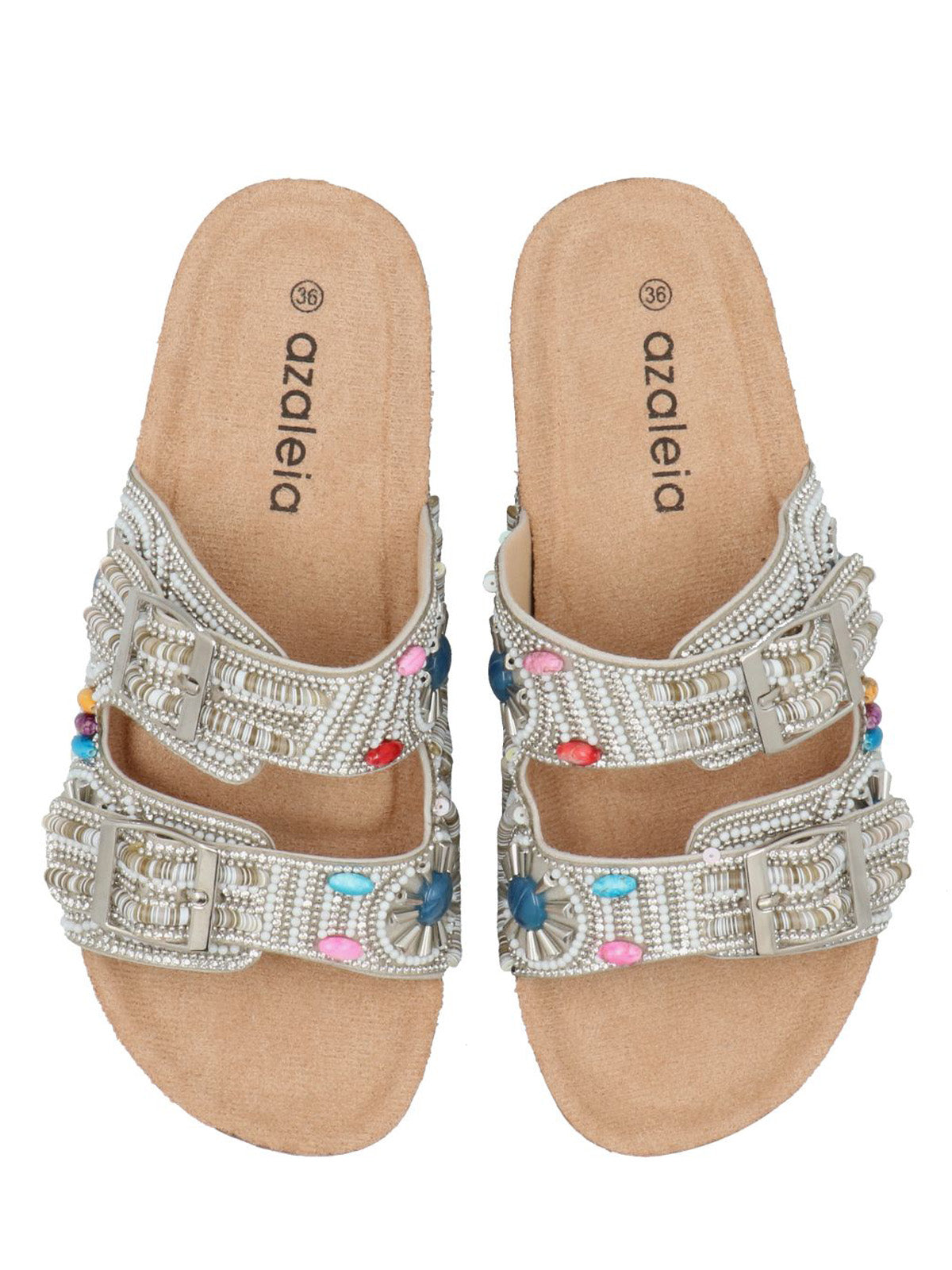 Sandalia Mujer Arabela Natural Azaleia