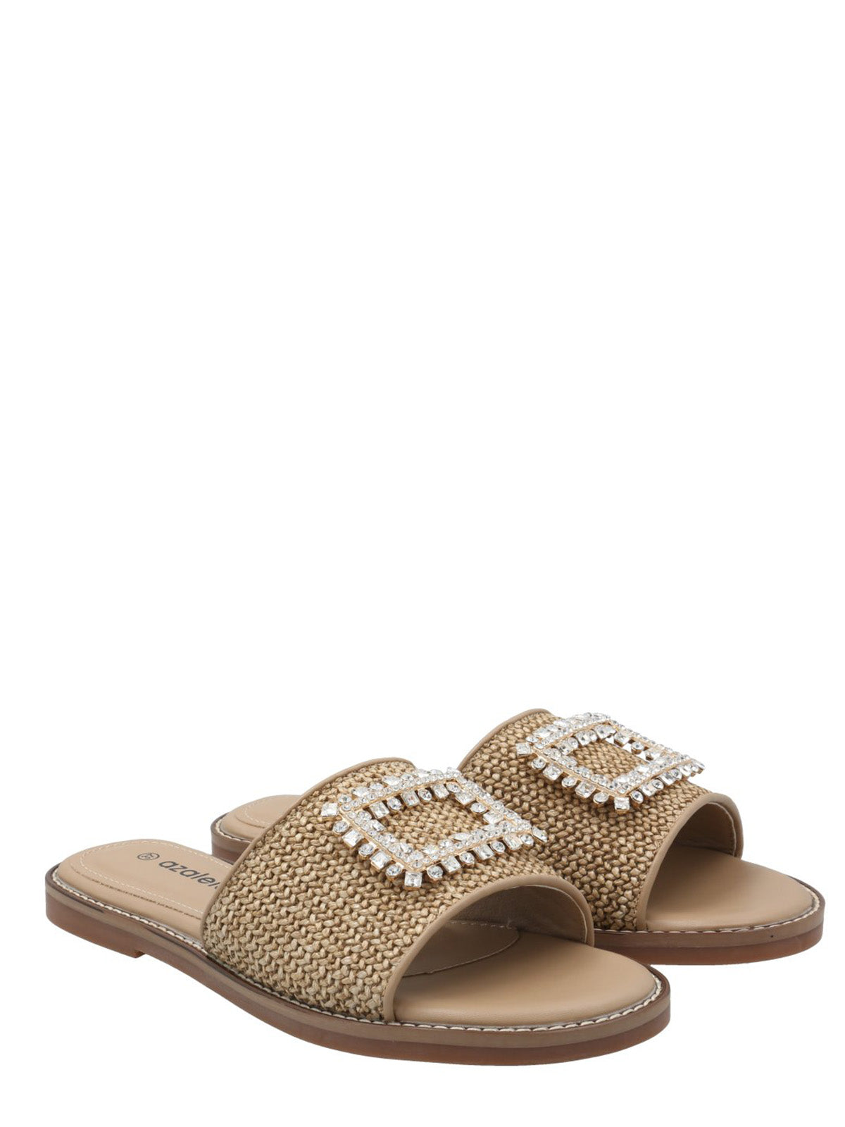 Sandalia Mujer Yan Camel Azaleia