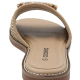 Sandalia Mujer Yan Camel Azaleia