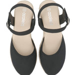 Alpargata Mujer Flaviana Negro Azaleia