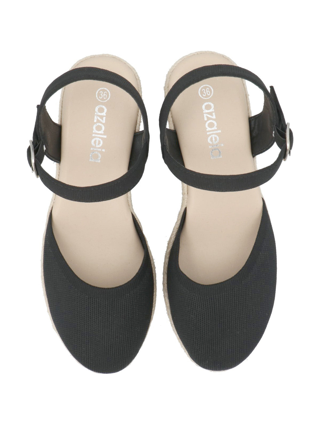 Alpargata Mujer Flaviana Negro Azaleia