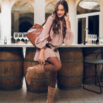 Bota Mujer Jenni Camel Azaleia
