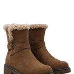 Botín Mujer Vittoria Camel Azaleia