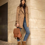 Botín Mujer Vittoria Camel Azaleia