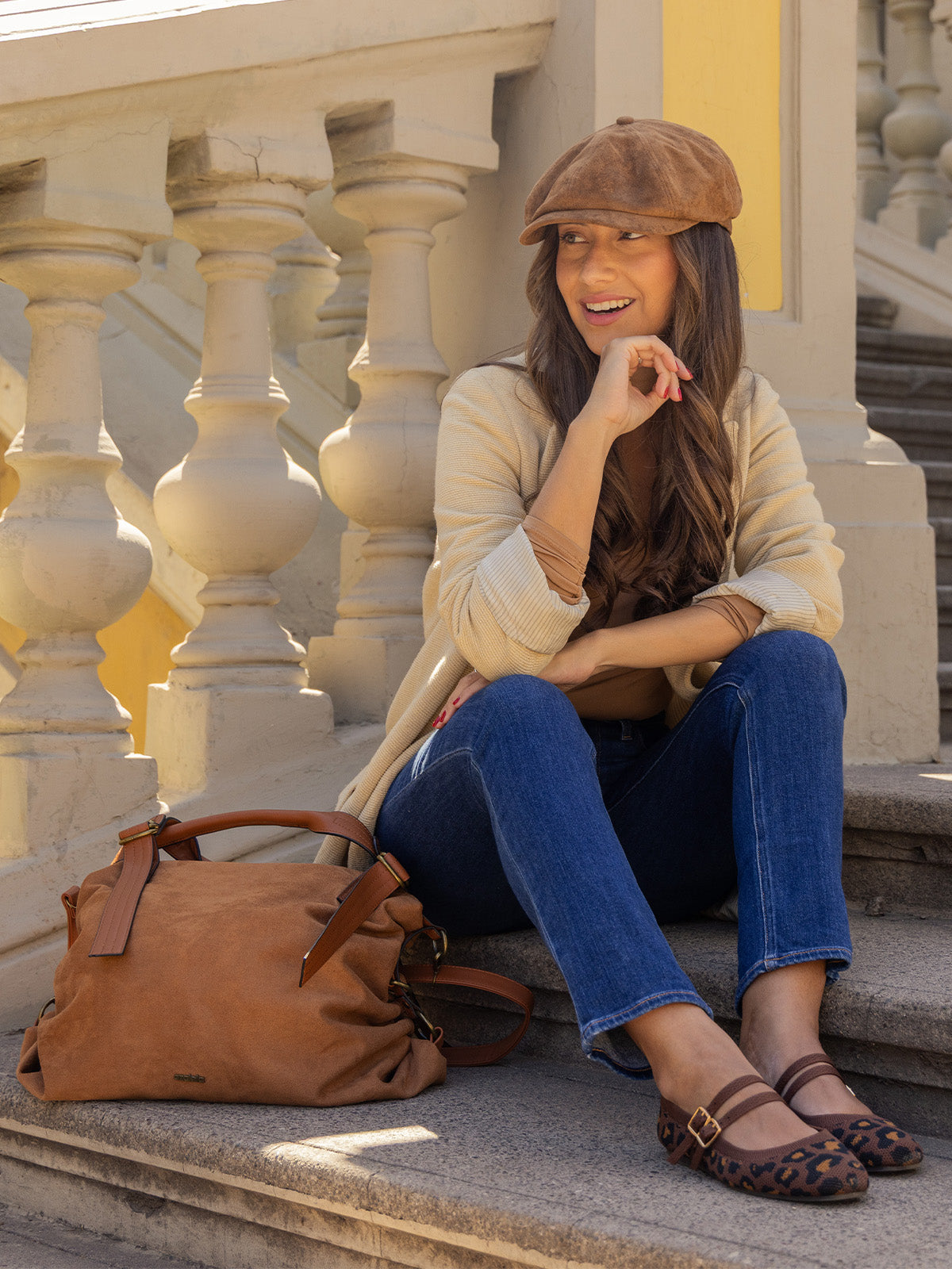 Ballerina Mujer Parks Leopardo Azaleia