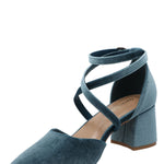 Zapato Mujer Elegance Azul Petróleo Azaleia