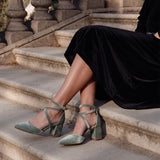 Zapato Mujer Elegance Menta Azaleia