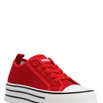 Zapatilla Mujer Tulipan Rojo Azaleia