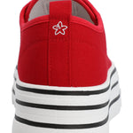 Zapatilla Mujer Tulipan Rojo Azaleia