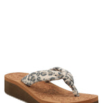 Hawaiana Mujer Zinaria Beige Leopardo Azaleia