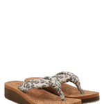 Hawaiana Mujer Zinaria Beige Leopardo Azaleia