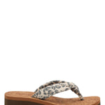 Hawaiana Mujer Zinaria Beige Leopardo Azaleia