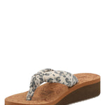 Hawaiana Mujer Zinaria Beige Leopardo Azaleia