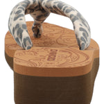 Hawaiana Mujer Zinaria Beige Leopardo Azaleia
