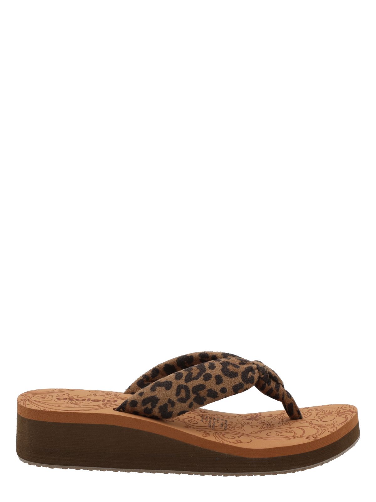 Hawaiana Mujer Zinaria Café Leopardo Azaleia