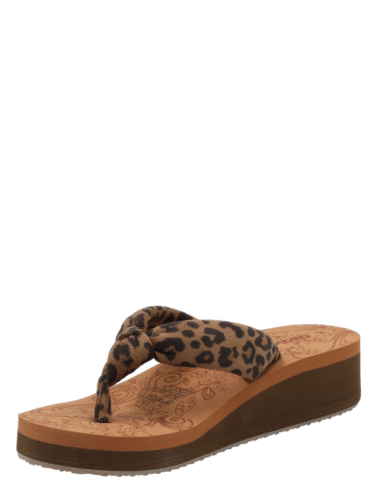 Hawaiana Mujer Zinaria Café Leopardo Azaleia