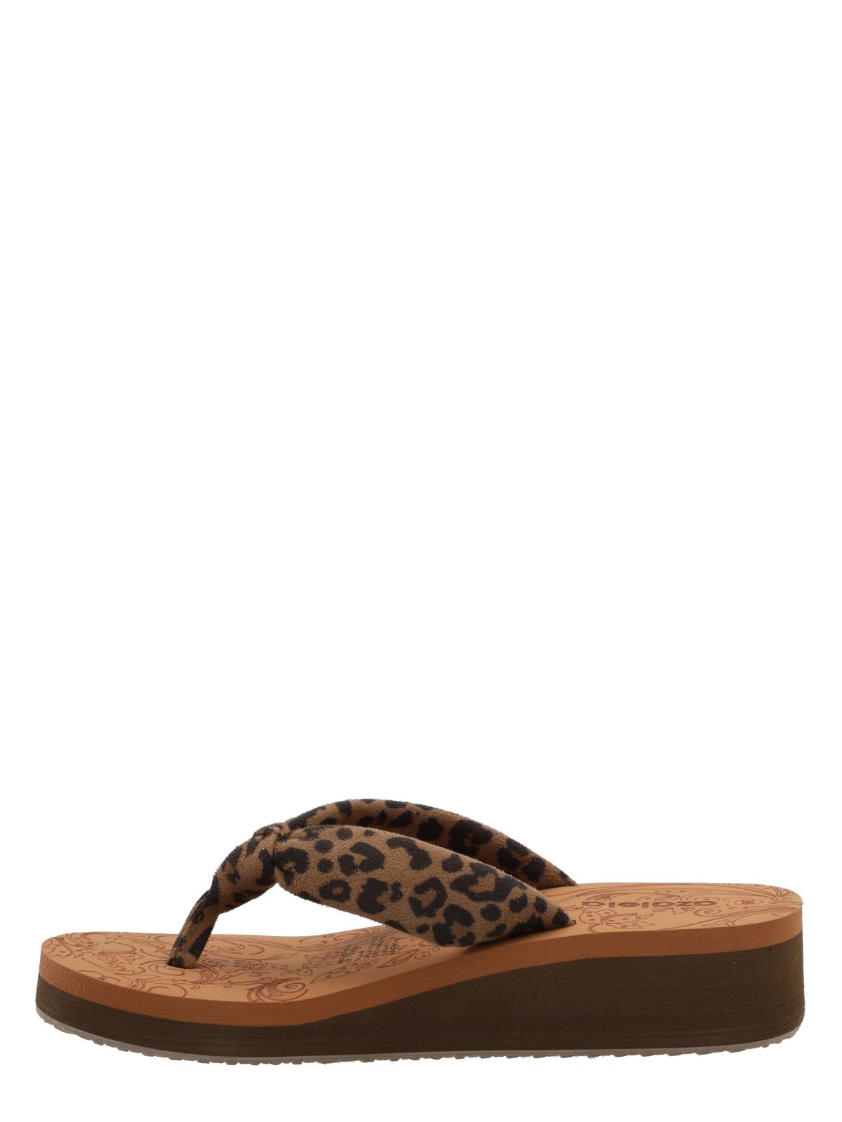 Hawaiana Mujer Zinaria Café Leopardo Azaleia