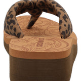 Hawaiana Mujer Zinaria Café Leopardo Azaleia