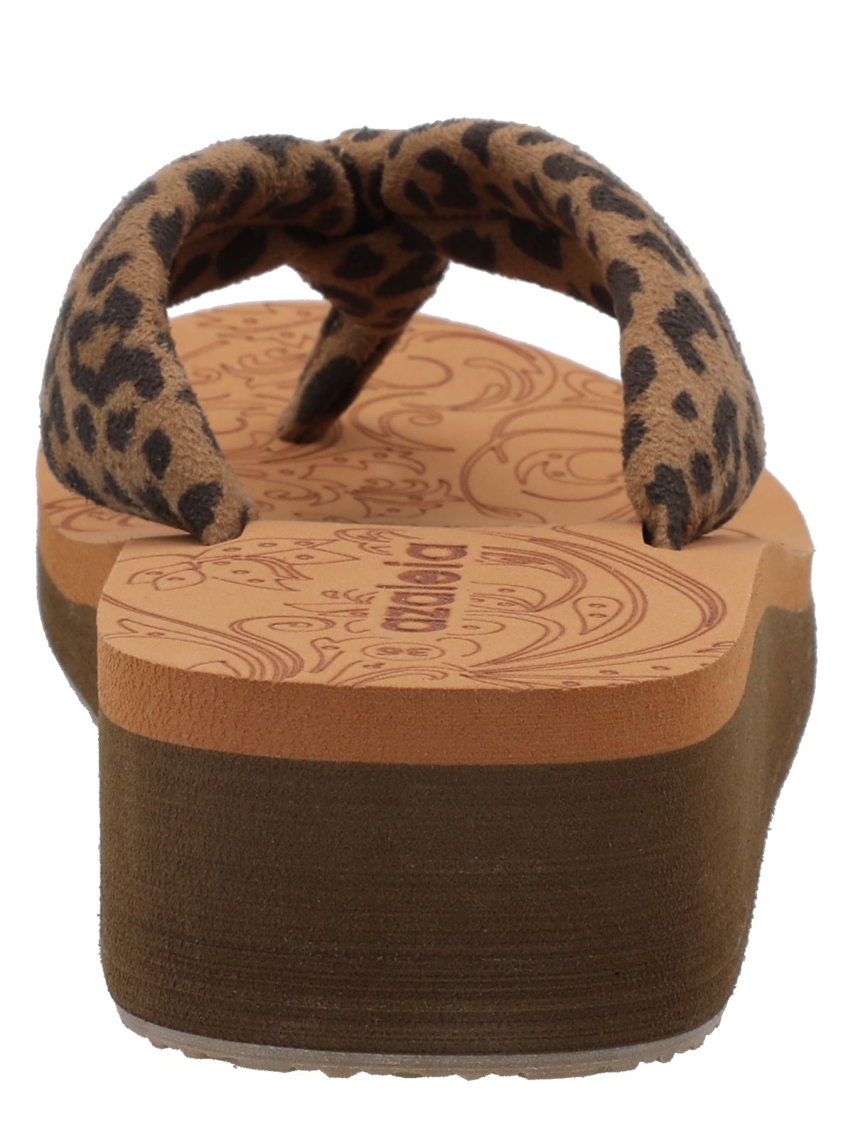 Hawaiana Mujer Zinaria Café Leopardo Azaleia