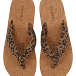 Hawaiana Mujer Zinaria Café Leopardo Azaleia