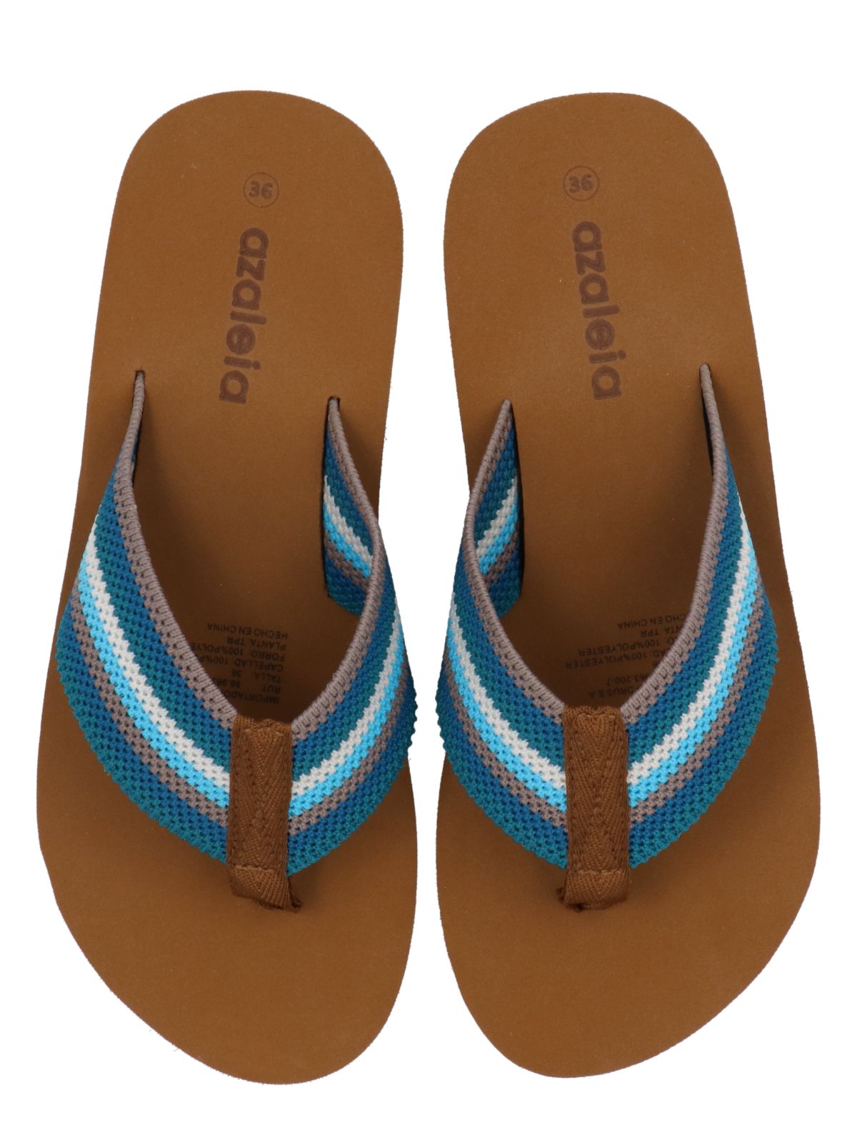 Hawaiana Mujer Caladia Azul Azaleia