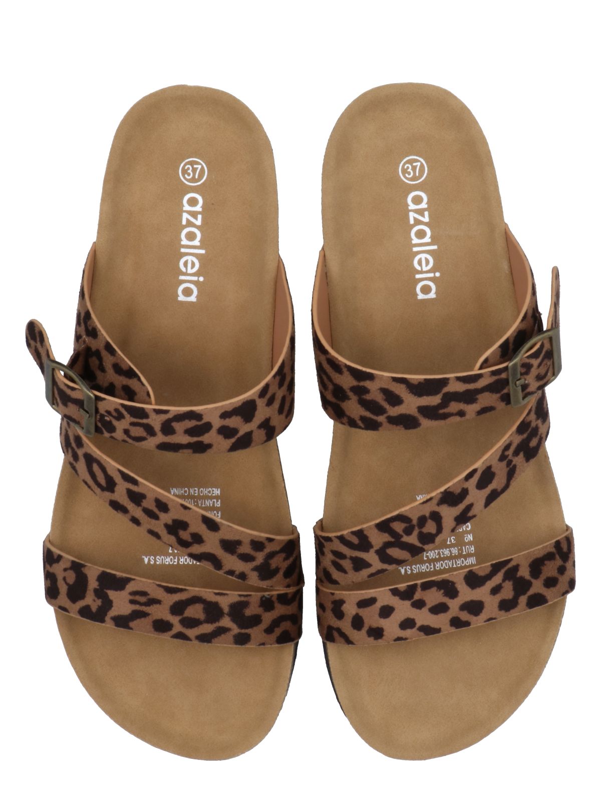 Sandalia Mujer Creta 2 Leopardo Azaleia