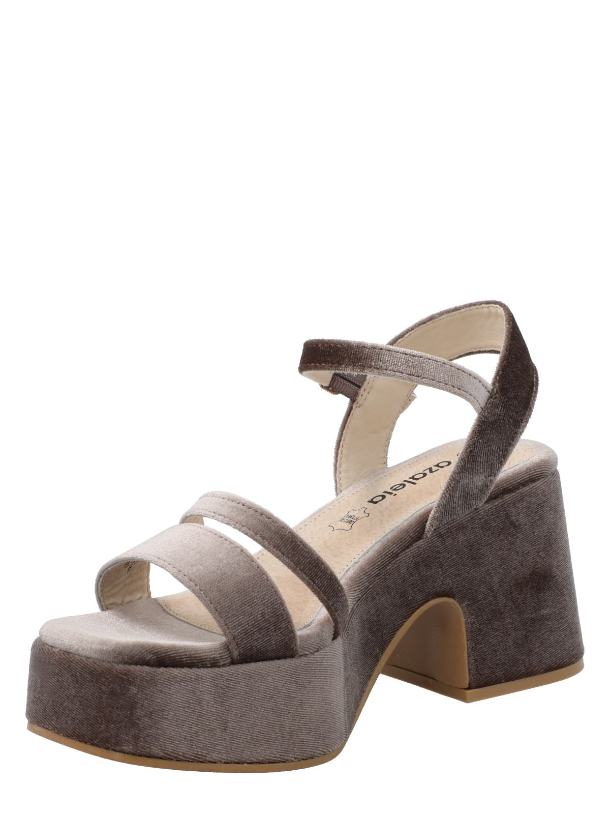 Sandalia Mujer Denia Beige Azaleia