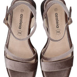 Sandalia Mujer Denia Beige Azaleia