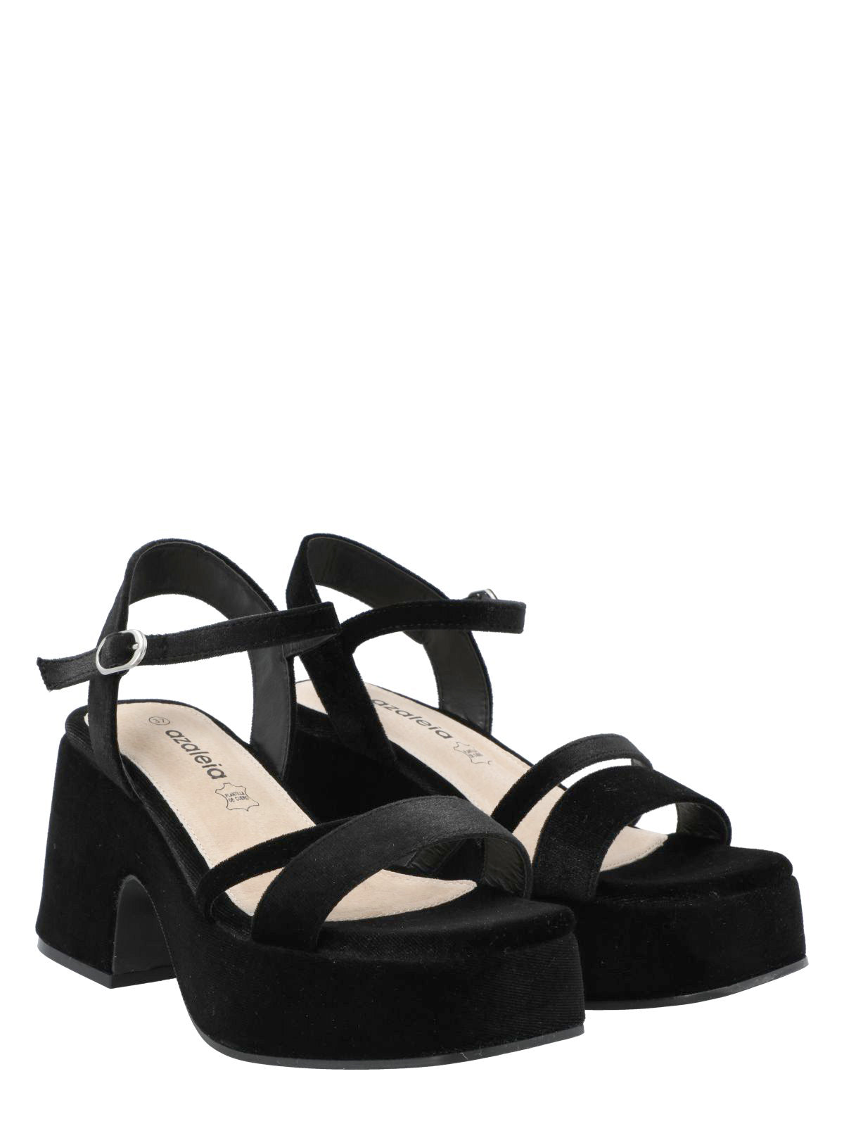 Sandalia Mujer Denia Negro Azaleia