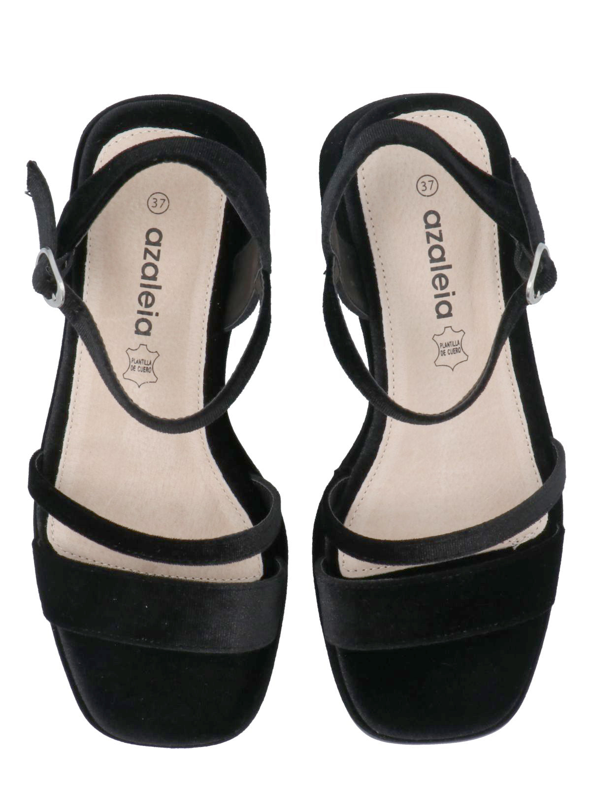 Sandalia Mujer Denia Negro Azaleia