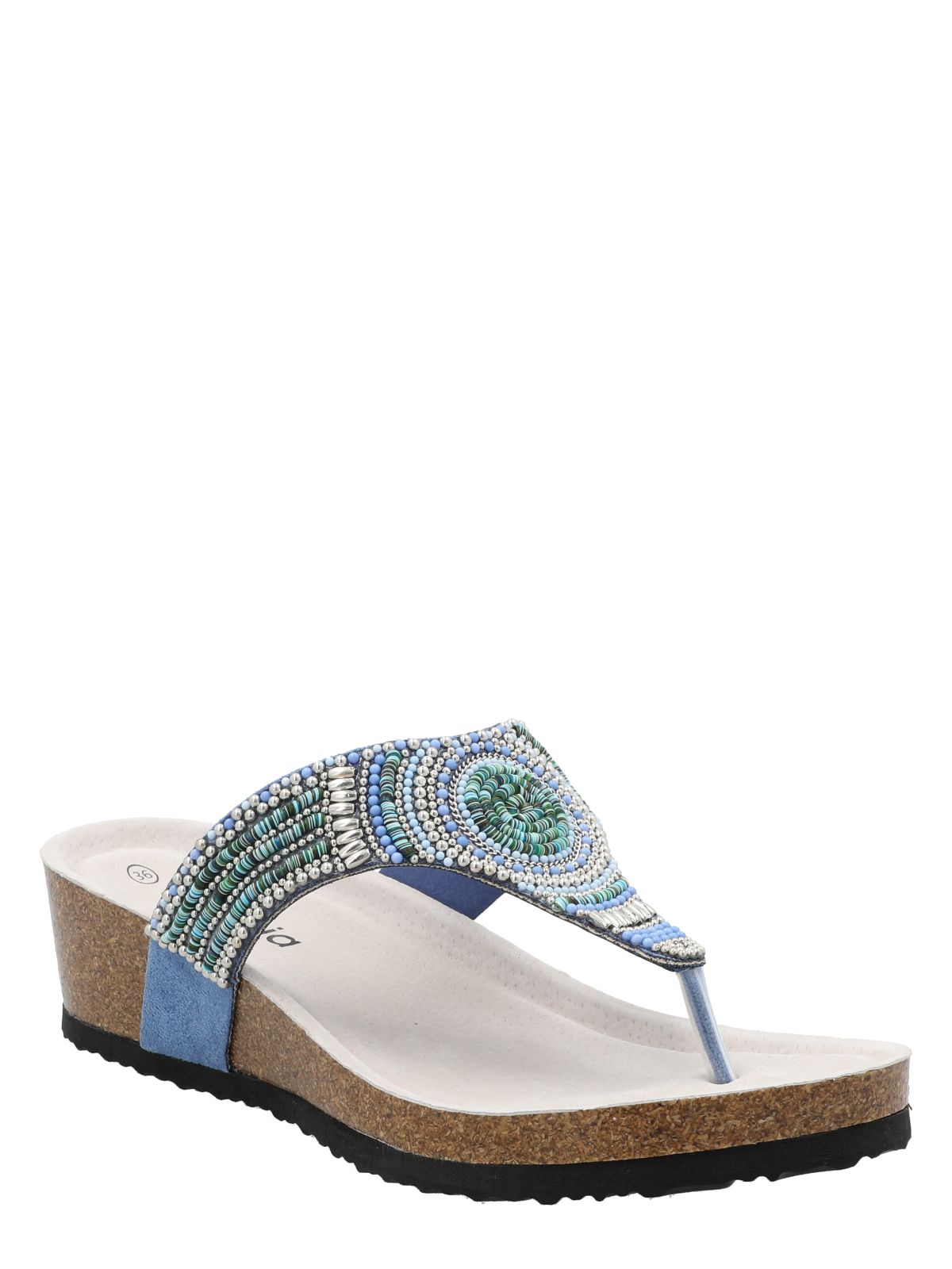 Sandalia Mujer Paloma Denim Azaleia