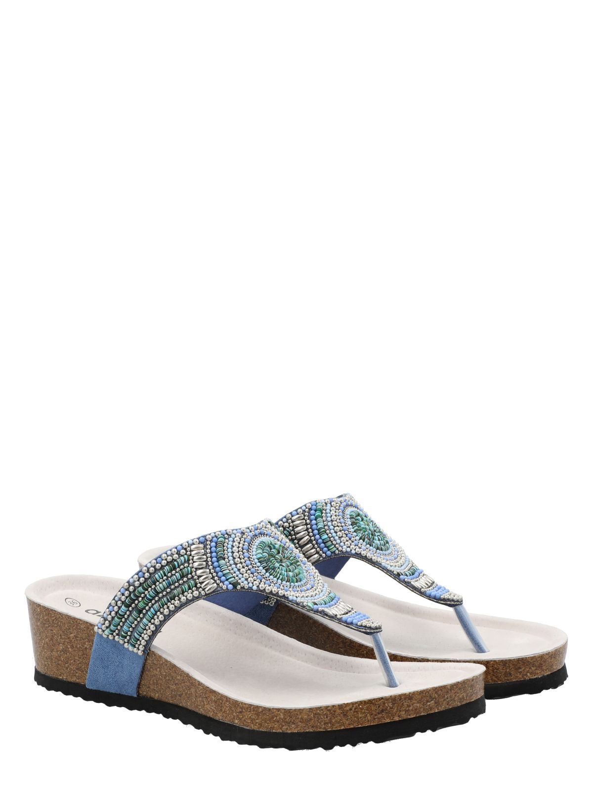 Sandalia Mujer Paloma Denim Azaleia