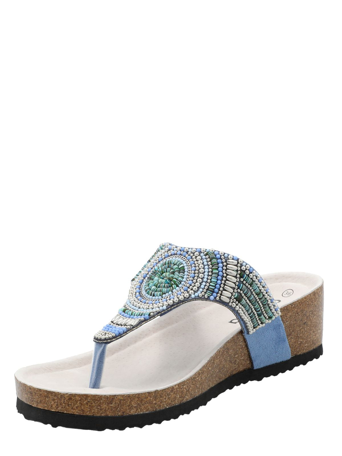 Sandalia Mujer Paloma Denim Azaleia