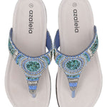 Sandalia Mujer Paloma Denim Azaleia