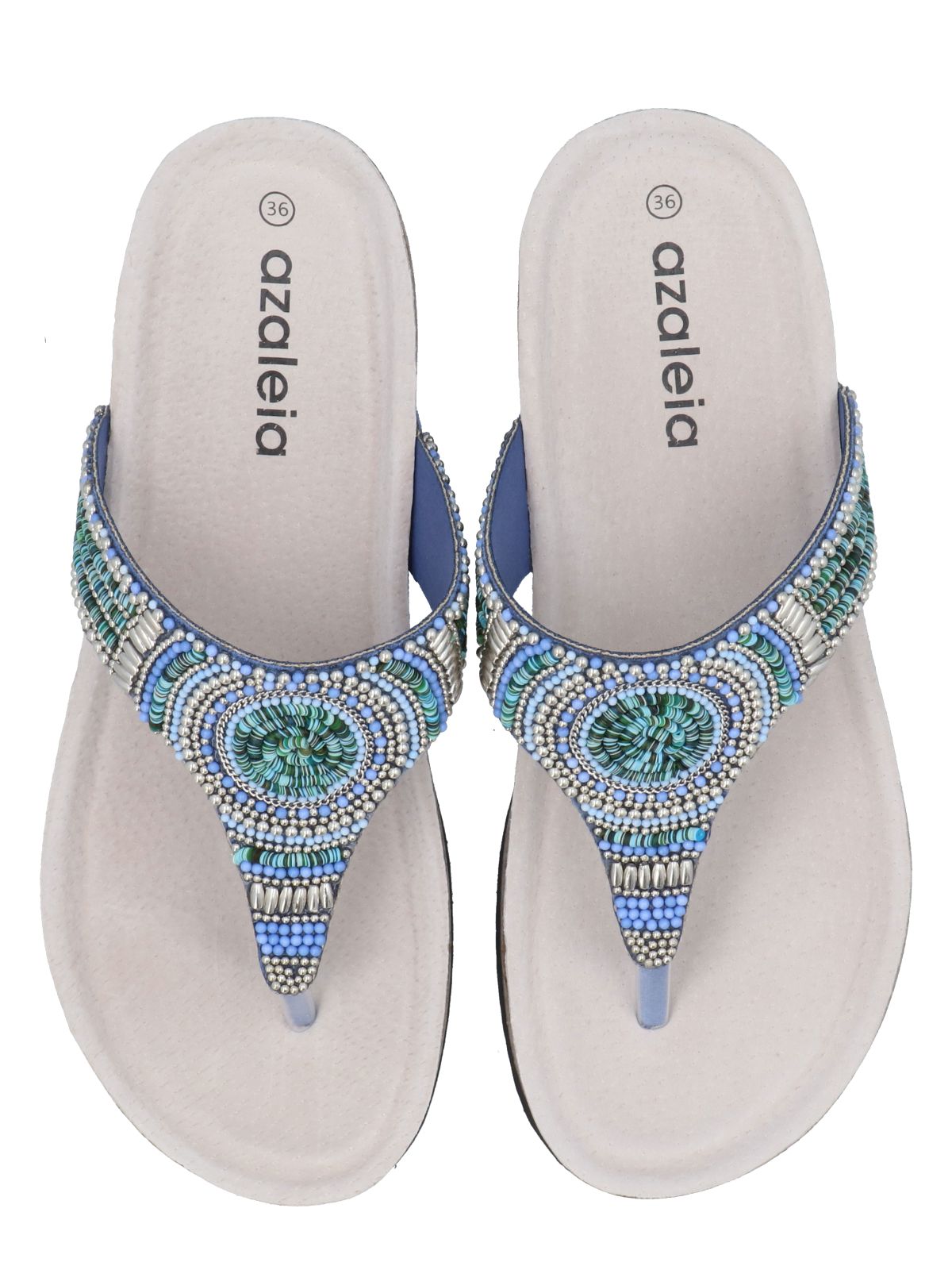 Sandalia Mujer Paloma Denim Azaleia