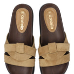 Sandalia Mujer Amanda Camel Azaleia