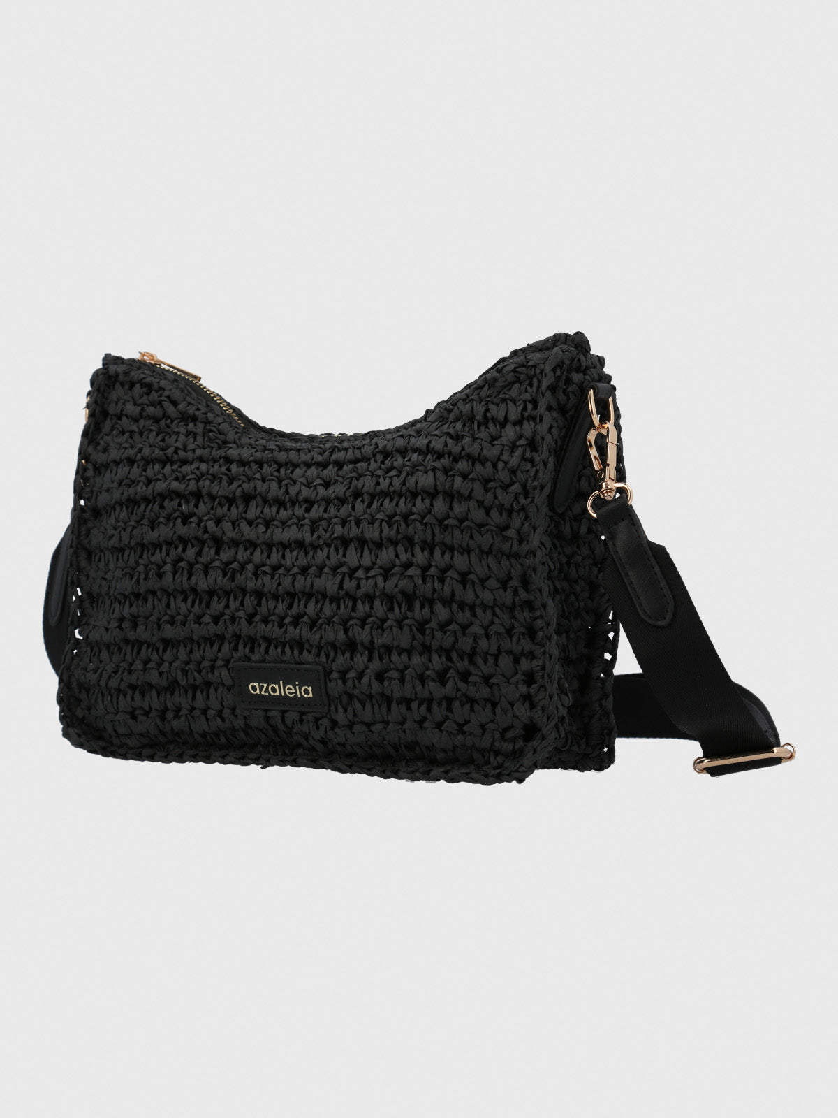 Cartera Mujer Caeli Cross Negro Azaleia