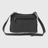 Cartera Mujer Beppo Cross Negro Azaleia