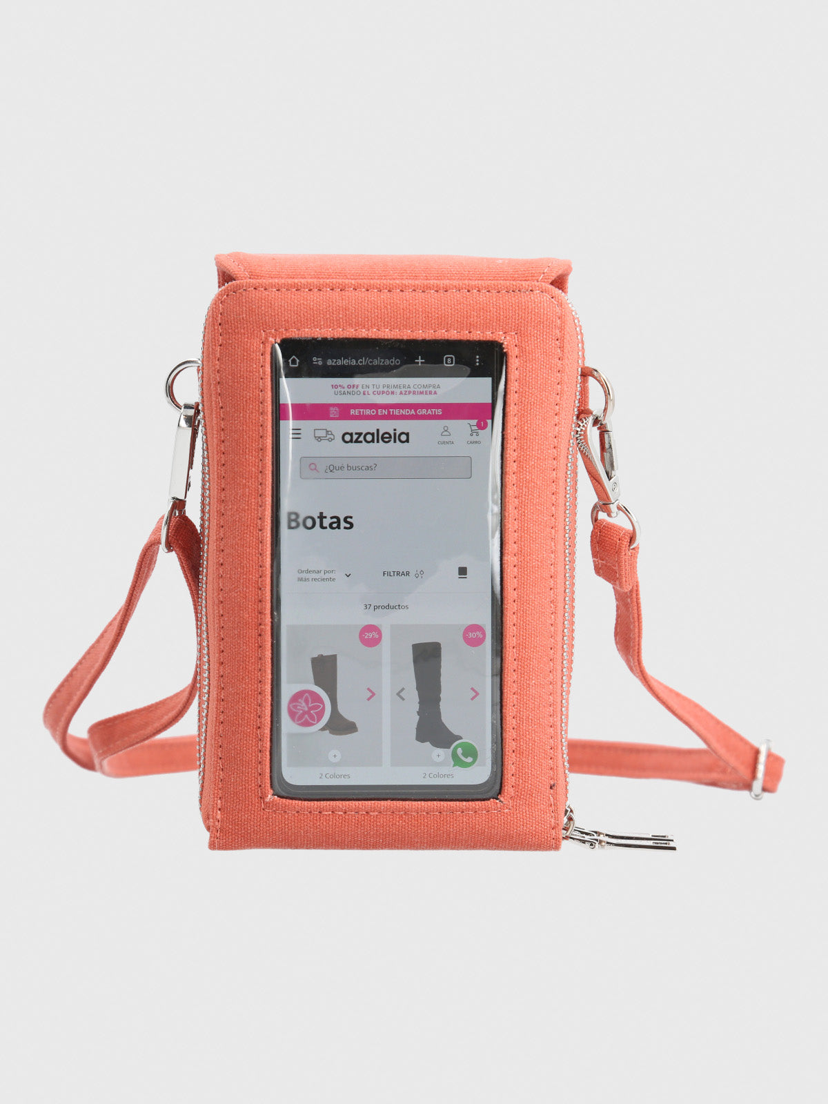 Cartera Mujer Rachel Cross Rojo Azaleia