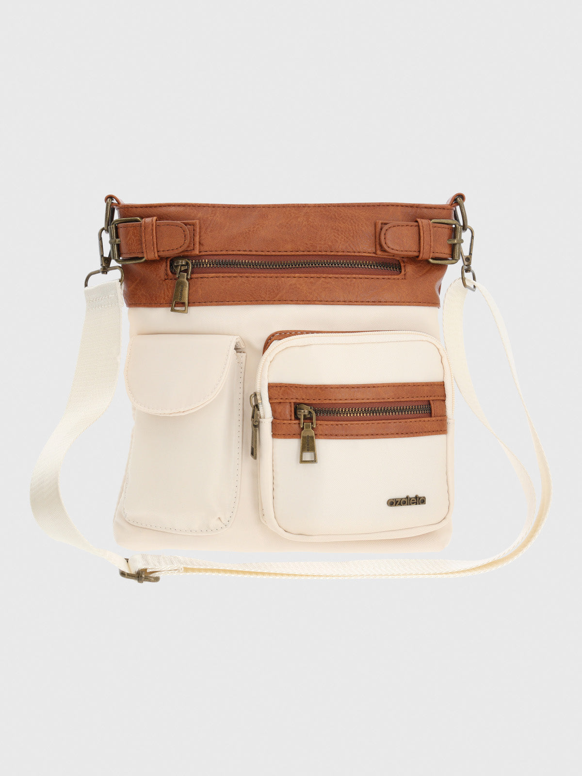 Cartera Mujer Gianna Cross Blanco Azaleia