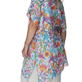 Salida De Baño Mujer Az Pareo Flores Multicolor Azaleia