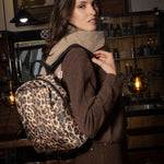 Cartera Mochila Mujer Iman Backbag Café Azaleia