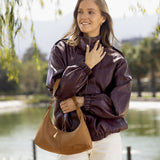 Cartera Mujer Arran Cross Caramelo Azaleia
