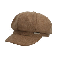 Boina Textil Mujer Cavalier Beret Café Azaleia