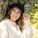 Boina Textil Mujer Marsella Beret Negro Azaleia