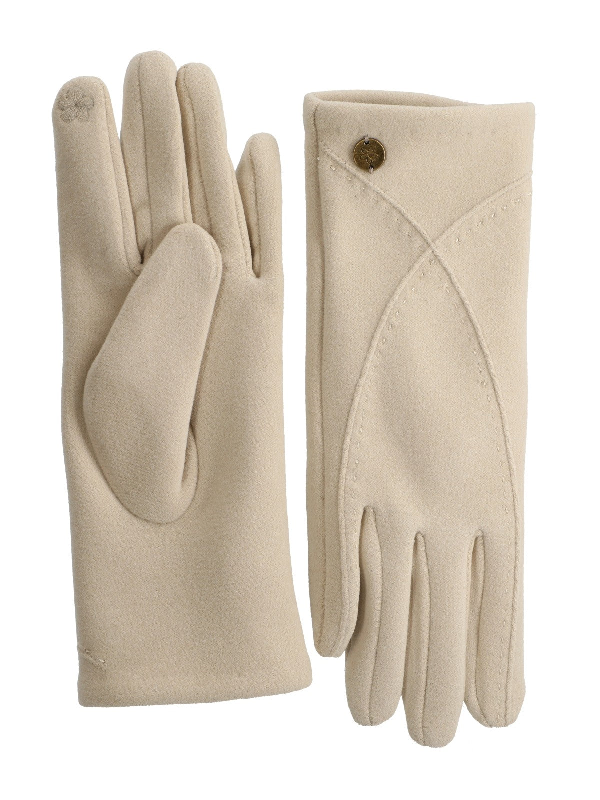 Guantes Mujer Stitch Glove Café Azaleia