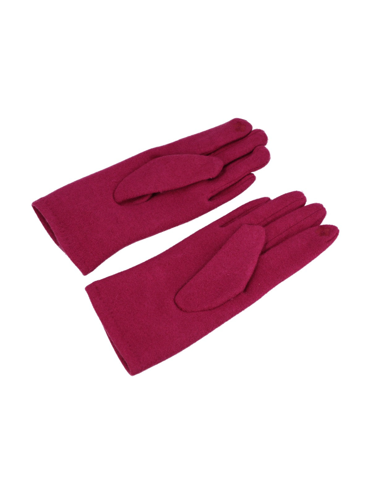 Guantes Mujer Button Glove Rojo Azaleia